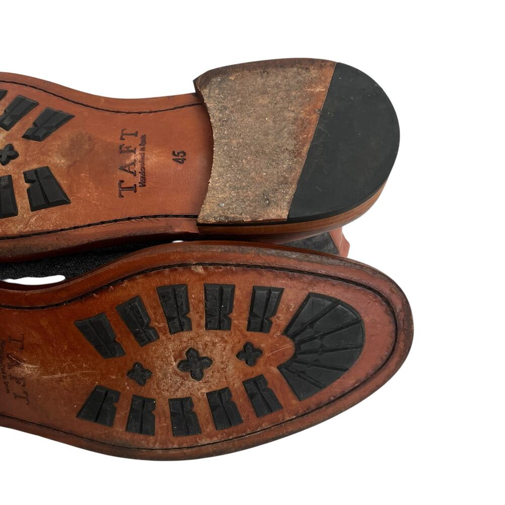 Taft The Jack In Gray Brown Leather Lace Up Boots Men Size 45 EU - Picture 10 of 11